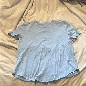 lululemon athletica Light Blue Short Sleeve Tee